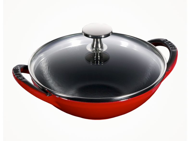 Zwilling Staub Specialities 16 cm / 6.5 inch cast iron Mini Wok, Cherry