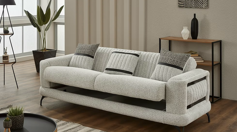 Pierra Light Gray Living Room Set