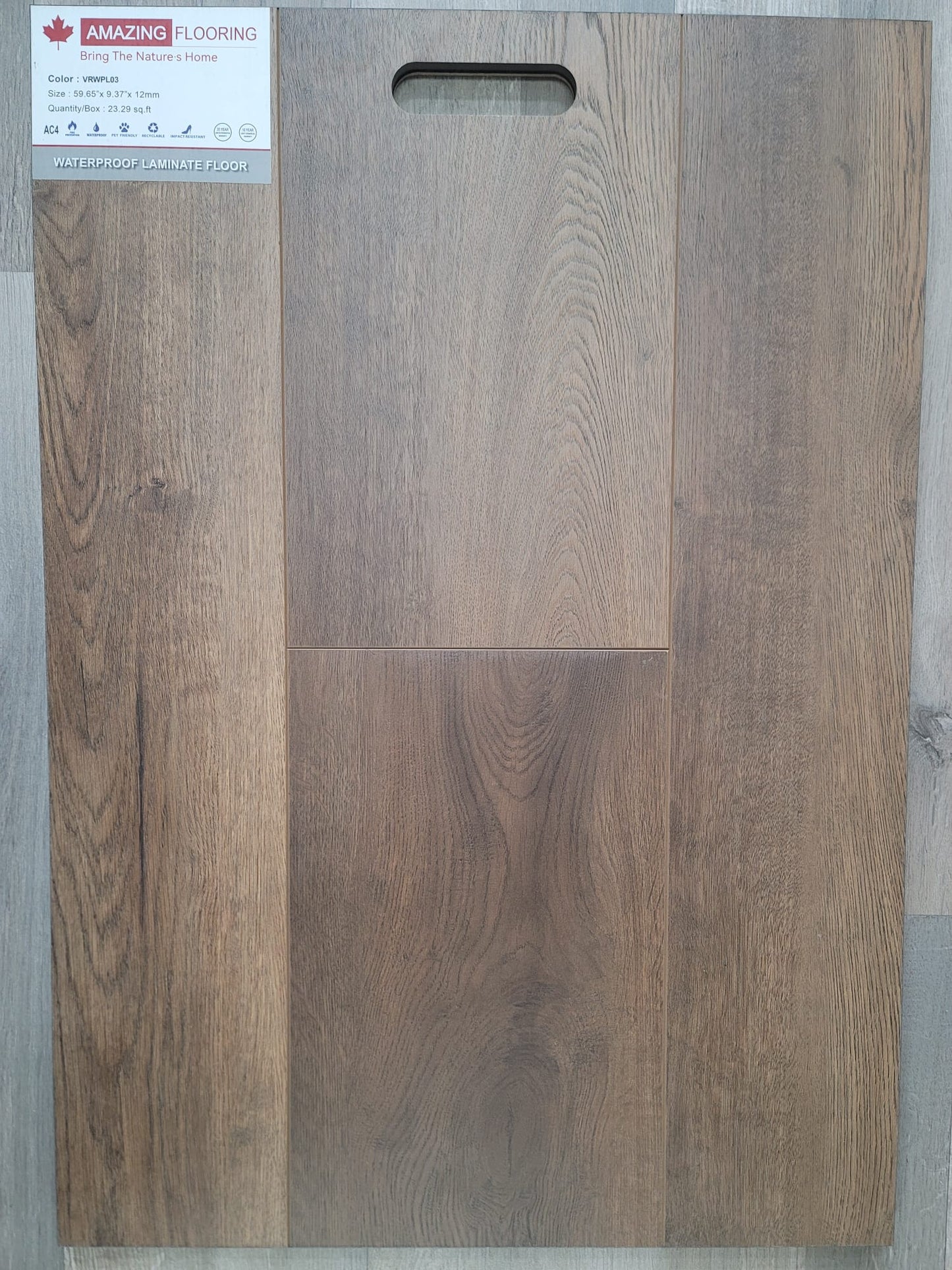 Amazing 12mm Waterproof Laminate ($2.49 / sqft)