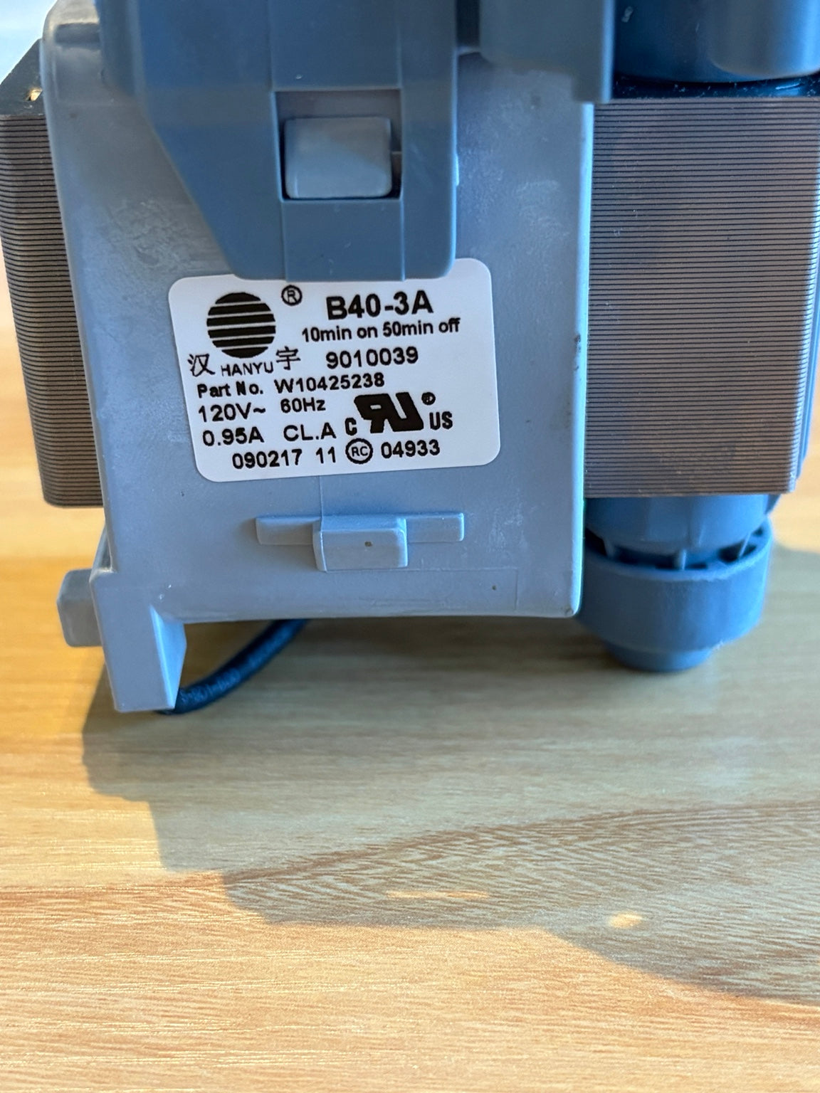 Washer drain pump motor W10425238 – view 6