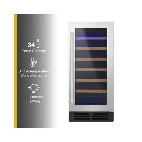 OPEN BOX - Whirlpool 15" Under Counter Wine Refrigerator