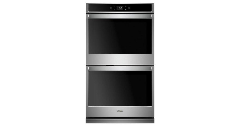 Whirlpool WOD51EC0HS 30 inch stainless steel smart double wall oven front product image