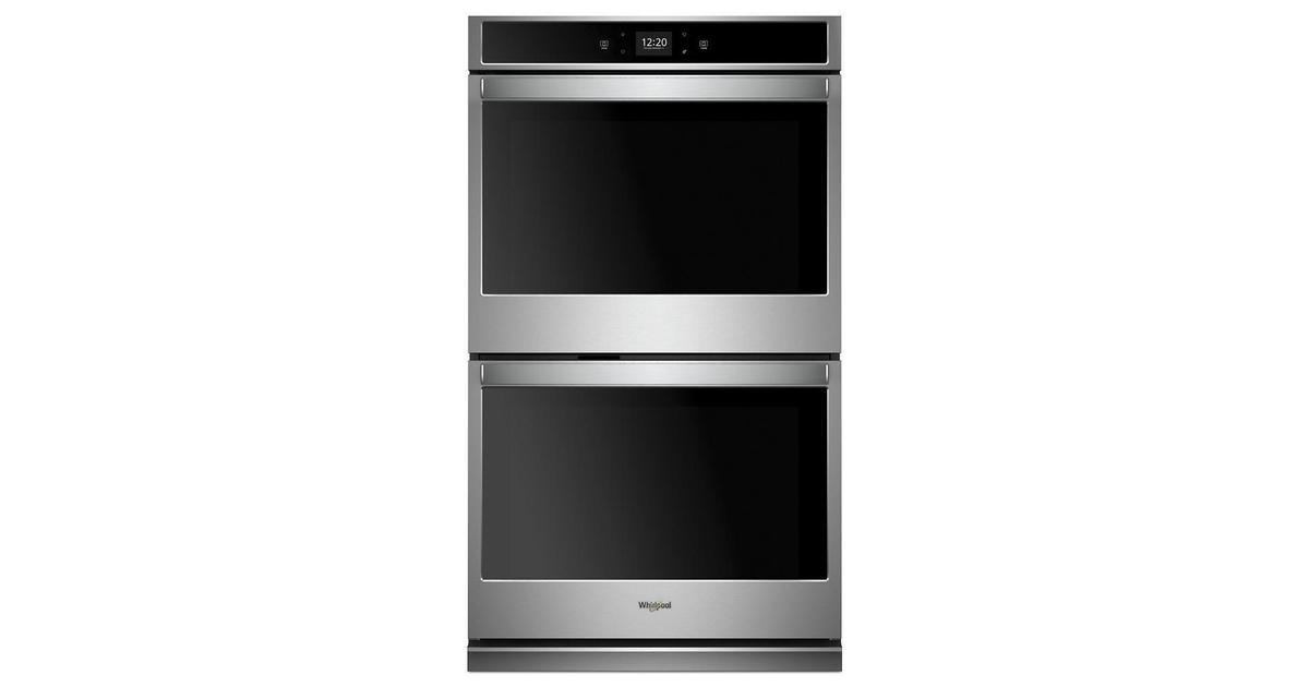Whirlpool WOD51EC0HS 30 inch stainless steel smart double wall oven front product image