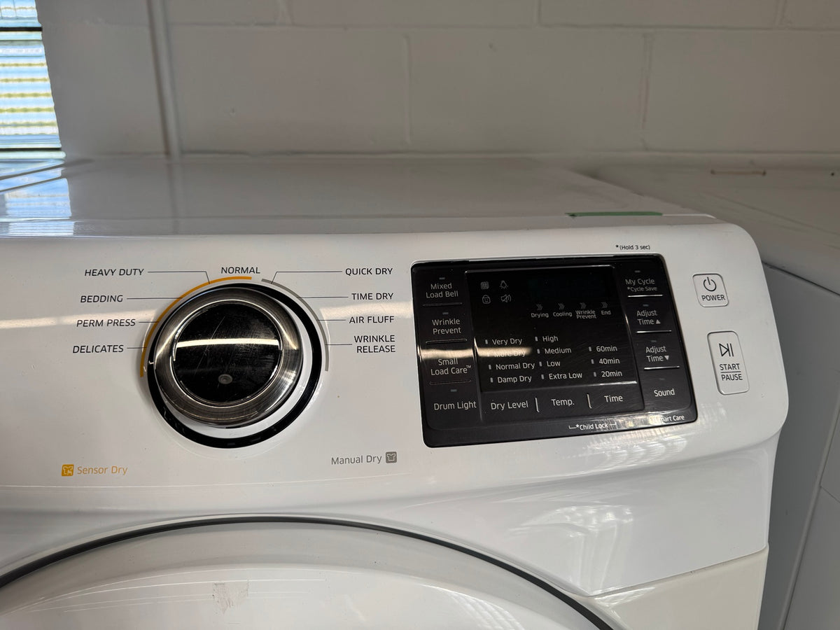 Samsung DV42H5000EW white electric dryer photo 2