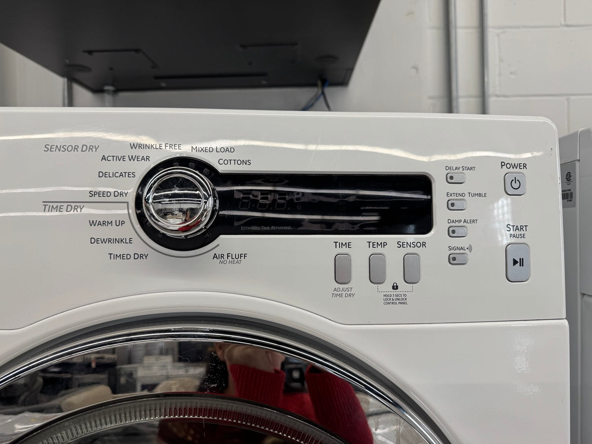 GE PCVH480EK0WW compact electric dryer A2695 photo 2
