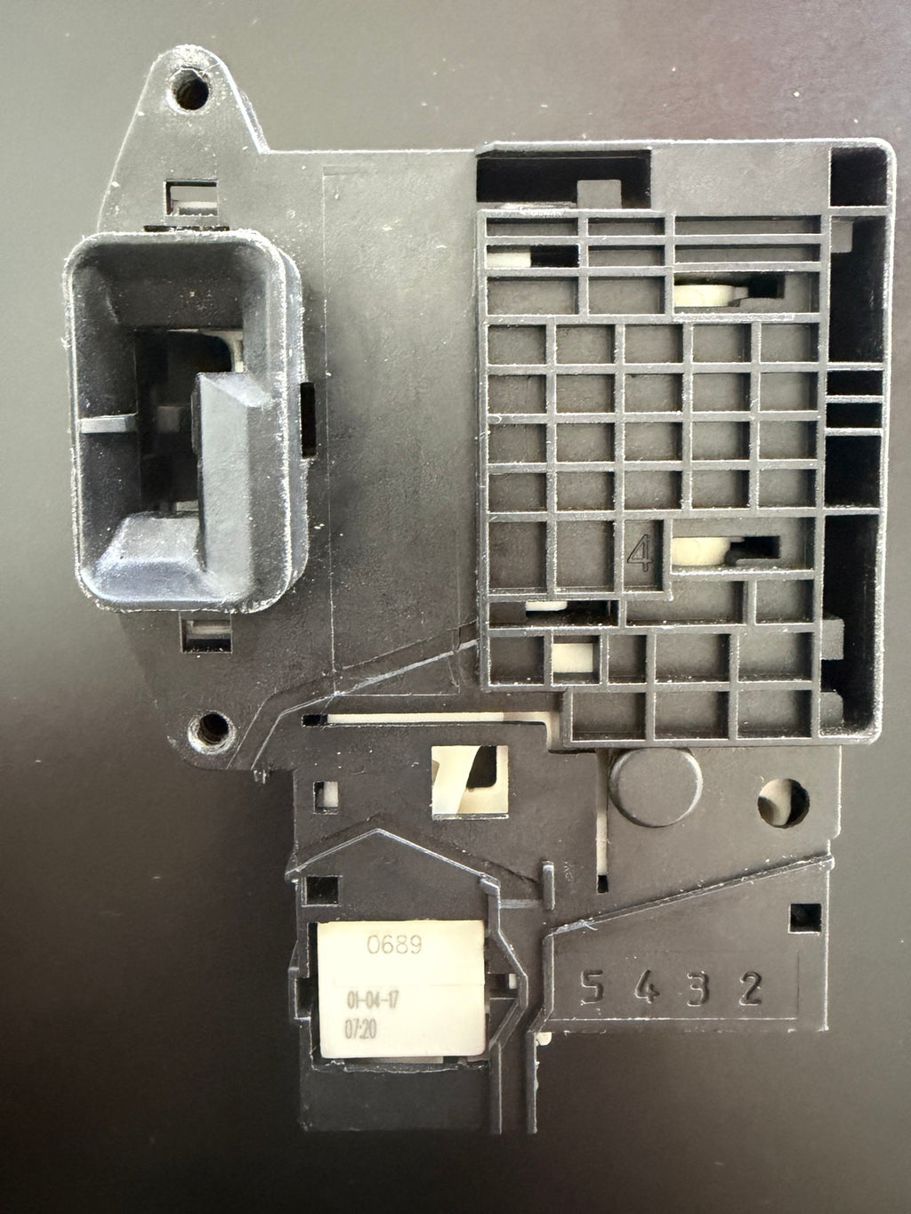 LG Bitron DL-S2 washer door lock assembly type 4 rear view
