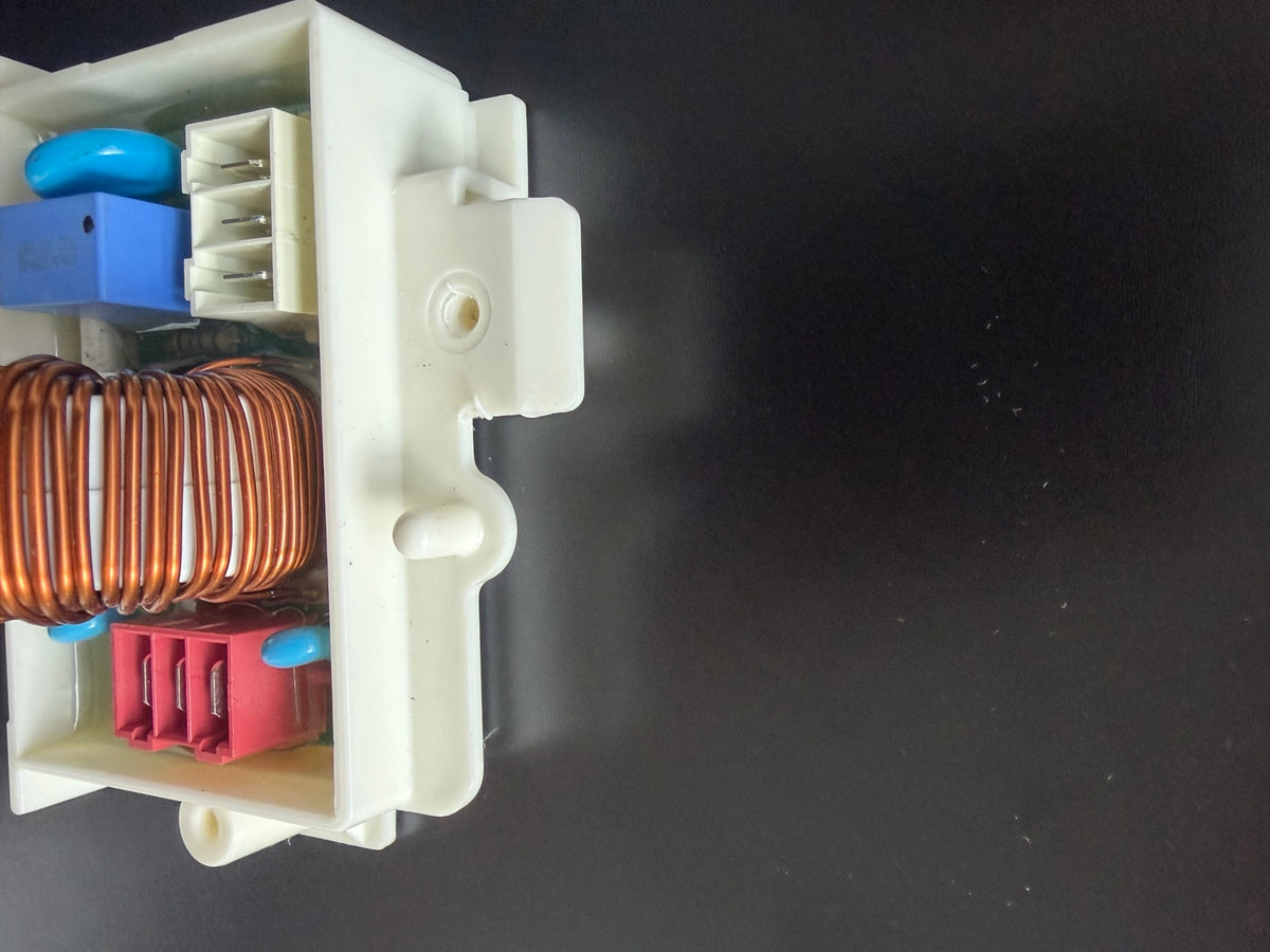 LG EAM60991315 washer noise filter assembly connector view