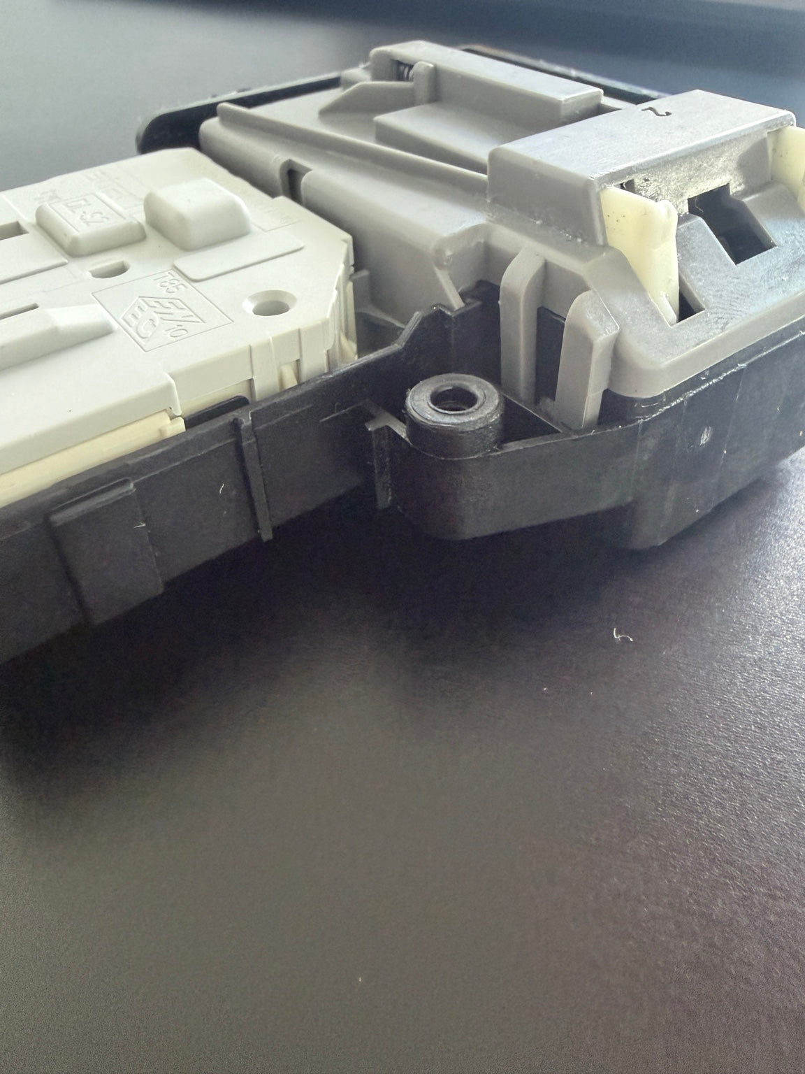 LG EBF61315802 washer door lock assembly latch view