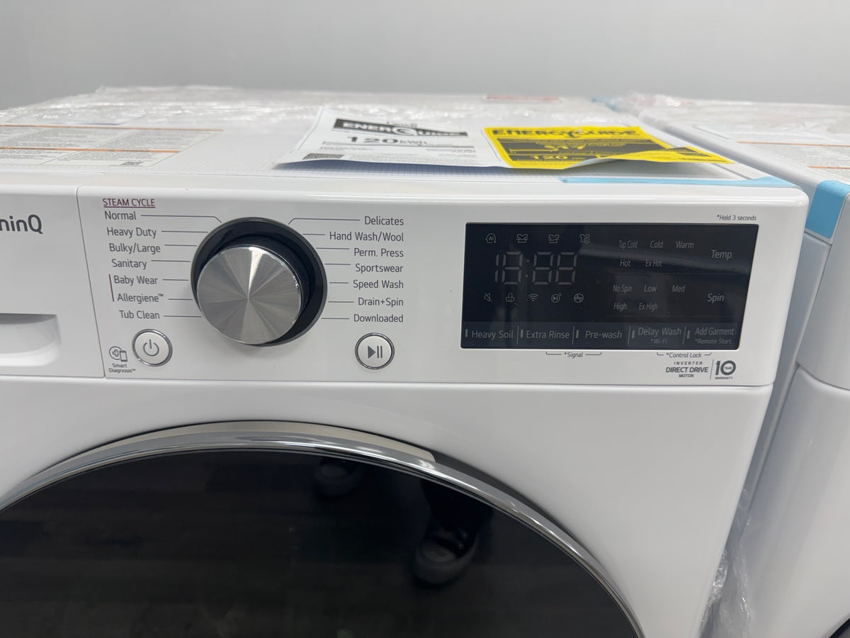 New LG WM1455HWA 24 inch front load washer white Ottawa view 3