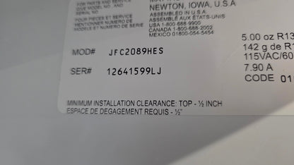 Jenn-Air 36" Stainless Steel French Door Fridge -JFC2089HES