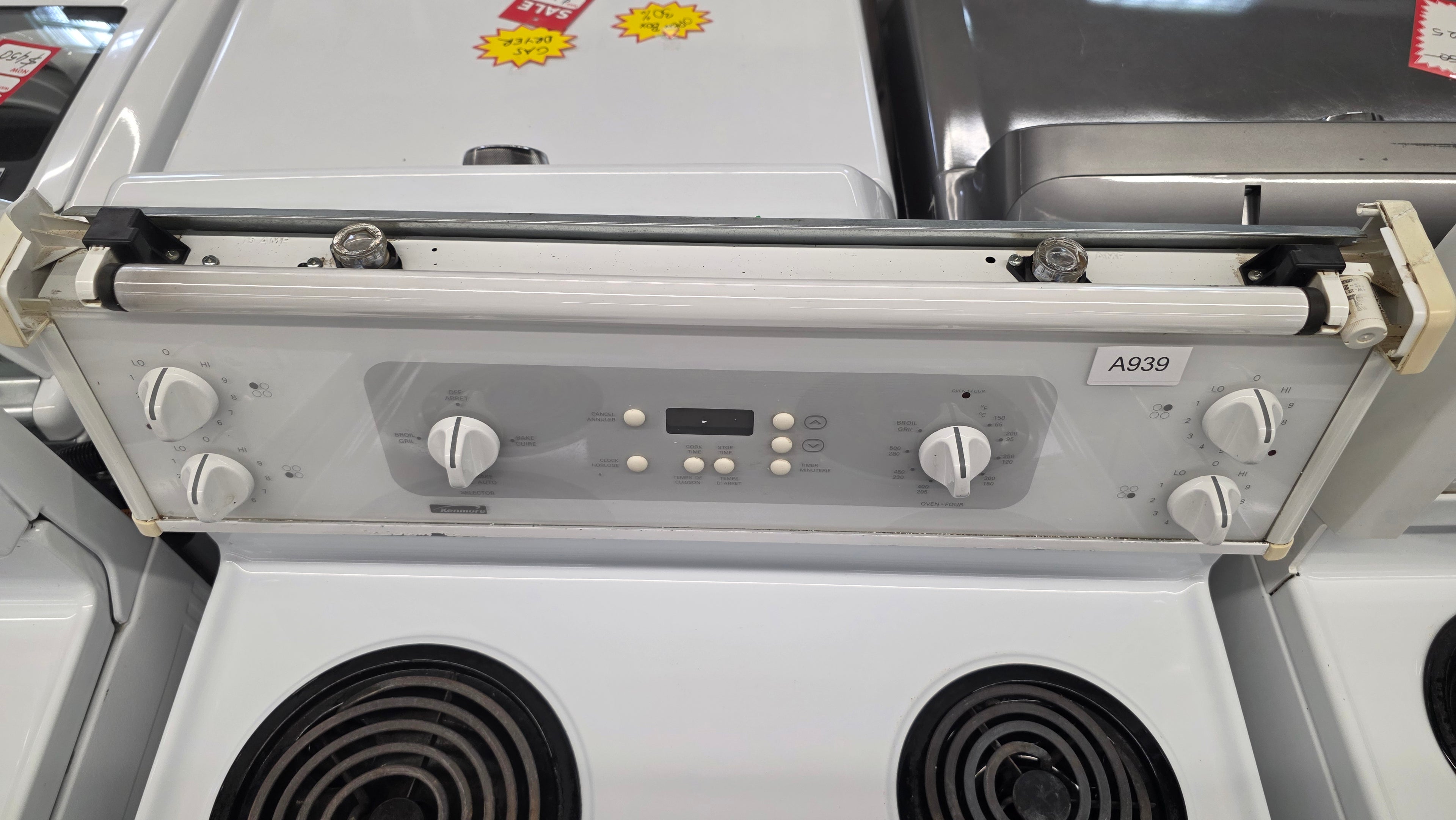 Kenmore 30" Coil Top Range- C968-63173-1