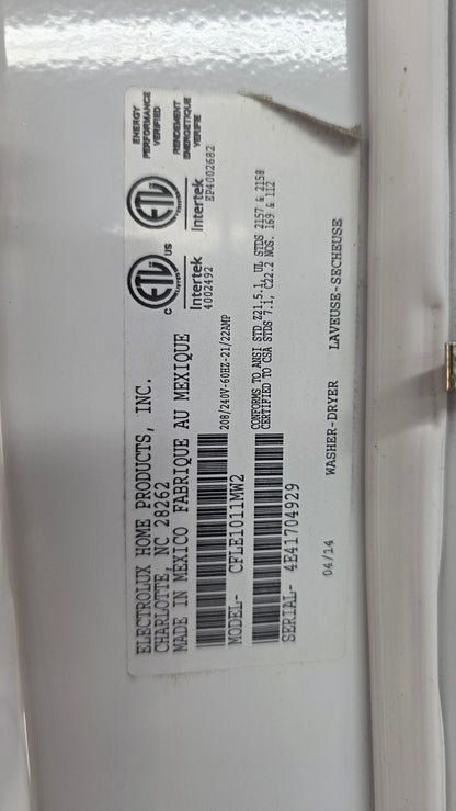 Frigidaire 27" Laundry Unit- CFLE1011MW2