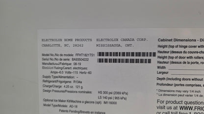 Frigidaire 30" Top Freezer Refrigerator- FFHT1821TS1