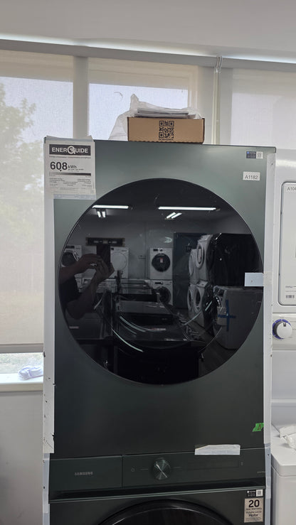 Open Box Samsung 27" Front Load Washer and Dryer Combo - washer WH46DBH550E dryer WH46DBH55OEF