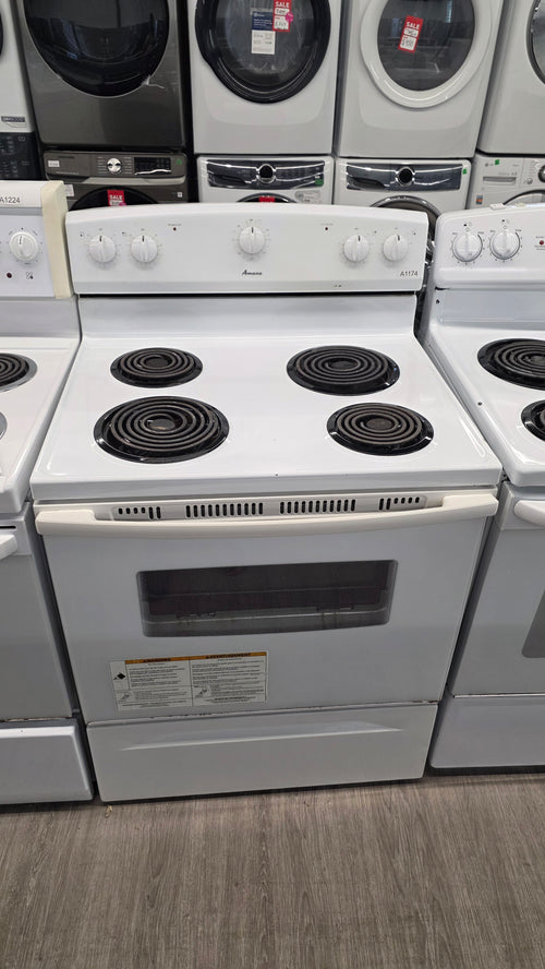 Amana - 30" Freestanding Coil Top Range - YACR3230BC0