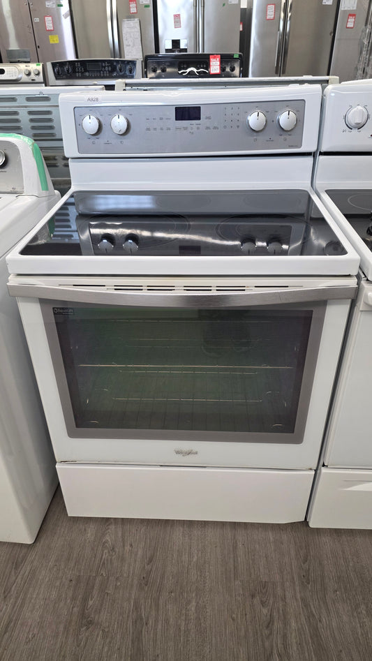 Whirlpool 30" Glass Top Range-YWFE710HBH0