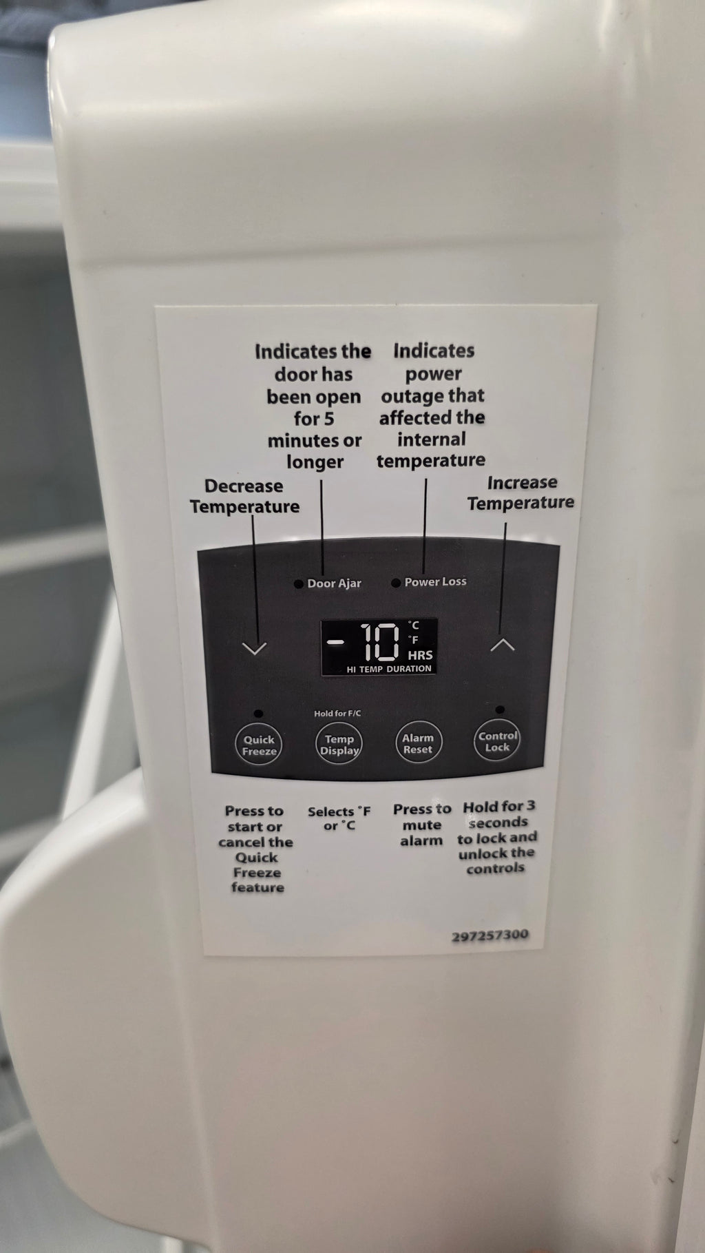 Kenmore 28" Upright Freezer- 970-184120