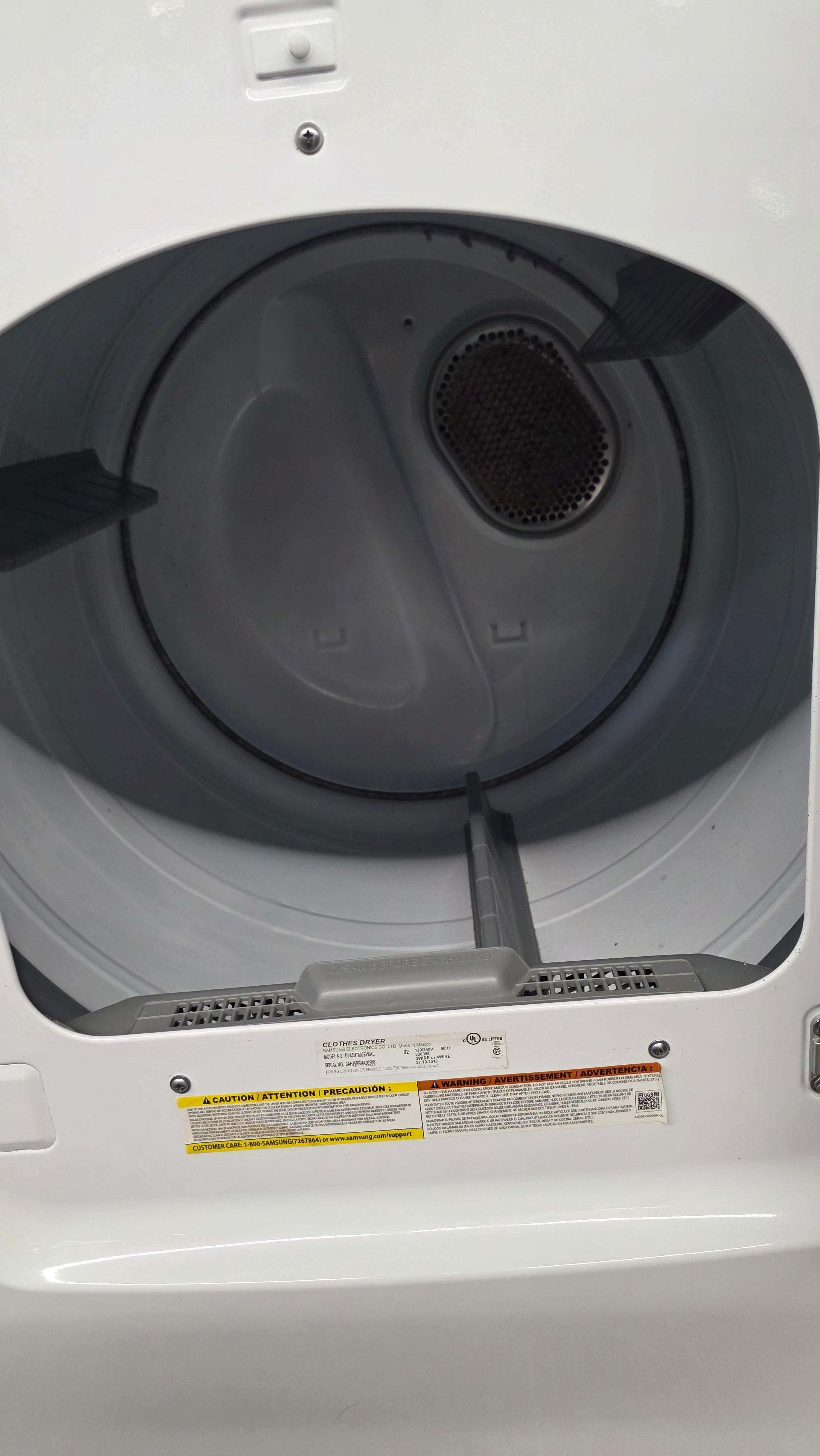 Samsung 27" Top Load Dryer- DV45H7000EWIAC