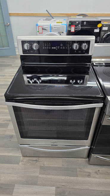 Whirlpool 30" Glass Top Range YWFE745HFS