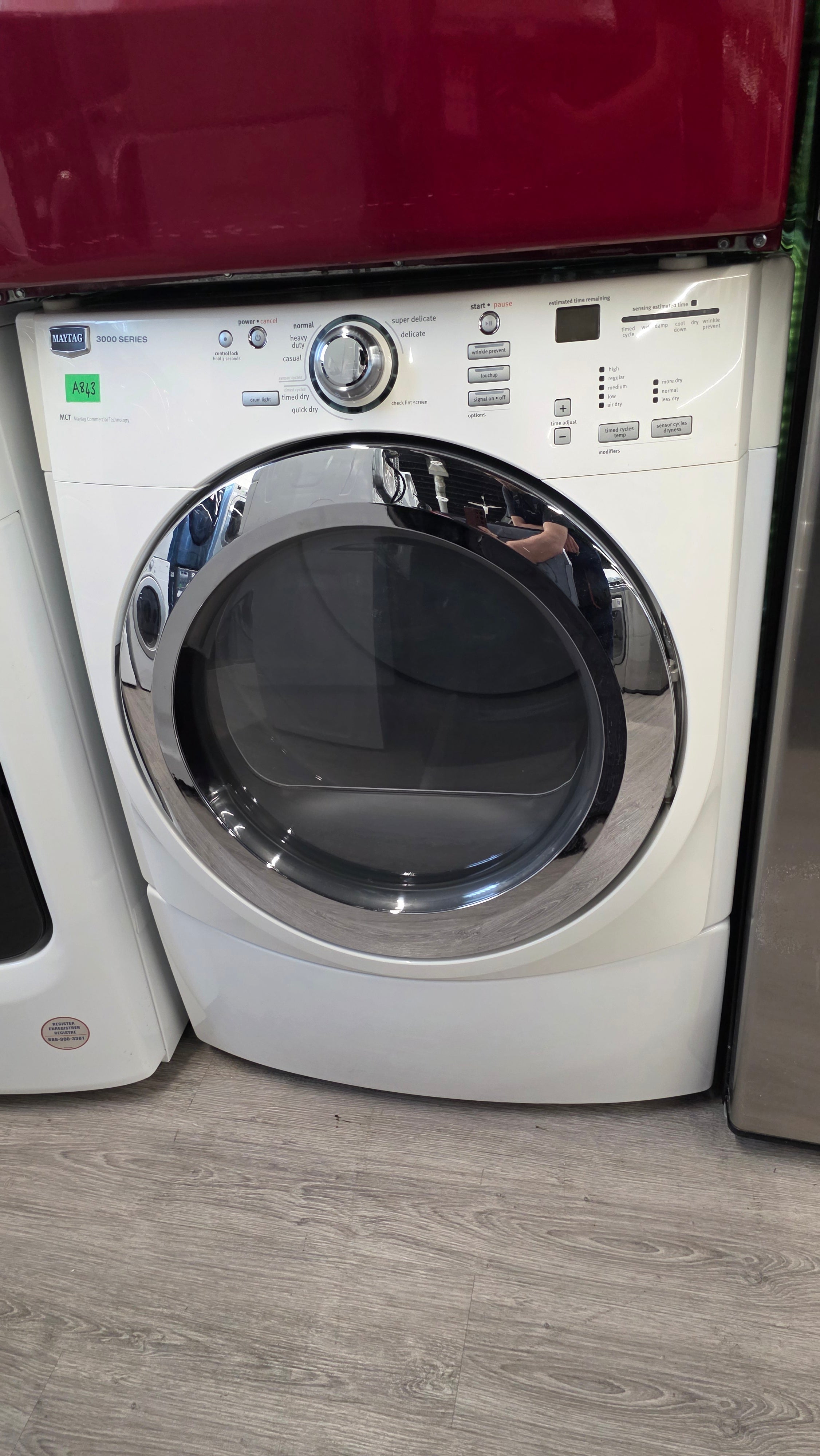 Maytag 27" Front Load Dryer -YMEDE3OOVW1