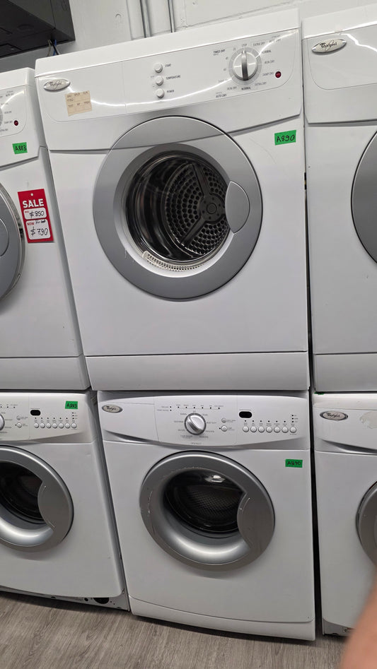 Whirlpool 24" Front Load Washer Dryer Set - washer WFC7500VW dryer YWED7500VW
