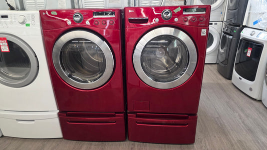 LG 27" Front Load Washer/Dryer Set - washer WM2301H dryer DLEX2550R