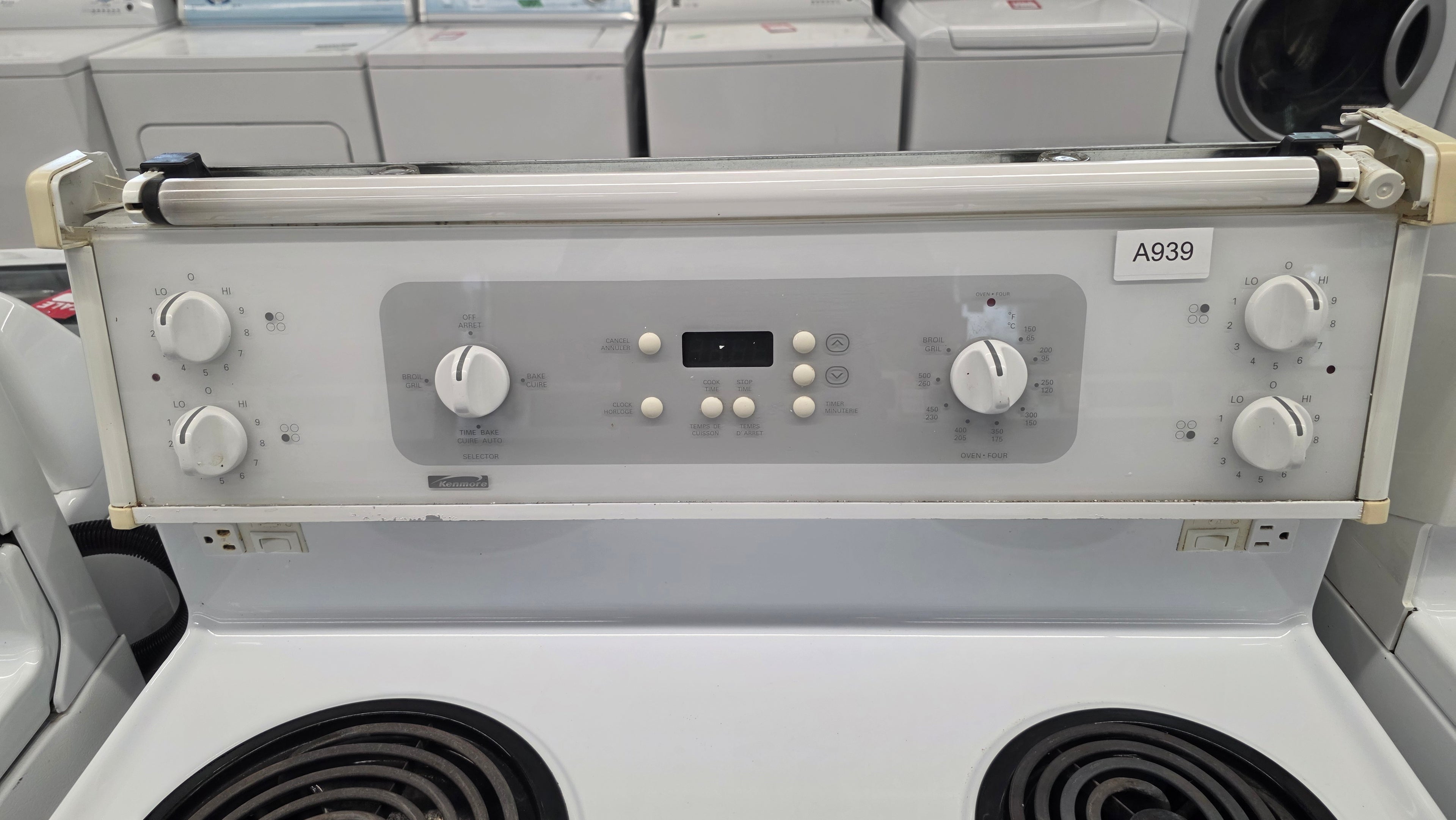 Kenmore 30" Coil Top Range- C968-63173-1