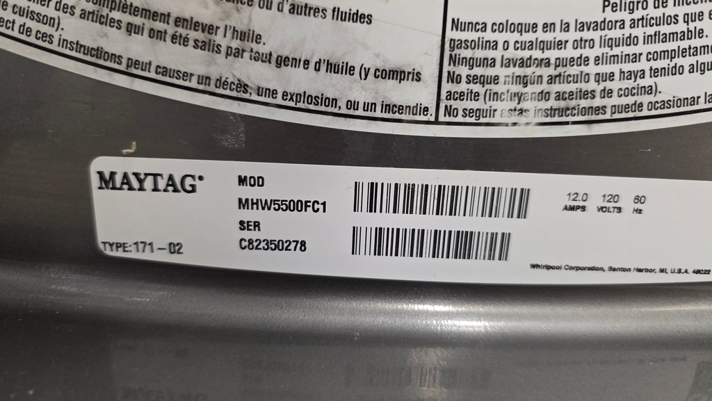 Maytag 27" Front Load Washer MHW5500FC1