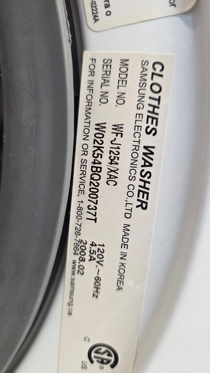Samsung 24" Front Load Washer/Dryer Set- washer WFJ1254/XAC  dryer DV665JW/XAC