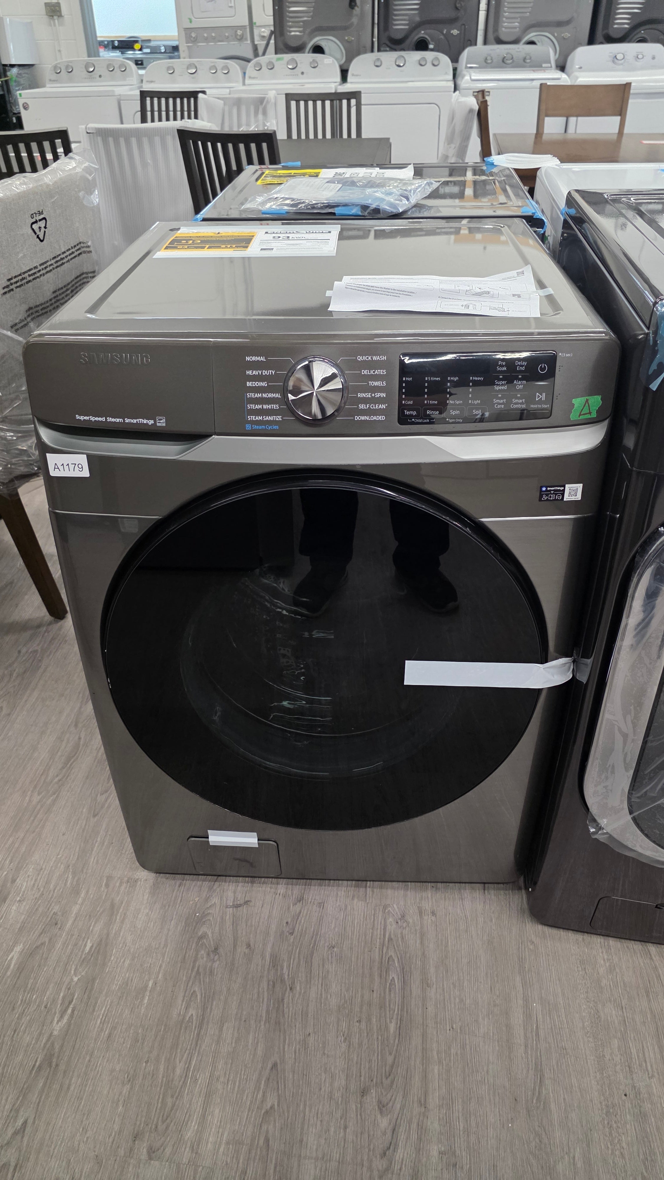 Open Box Samsung 27" Front Load Washer WF45B63OOAP