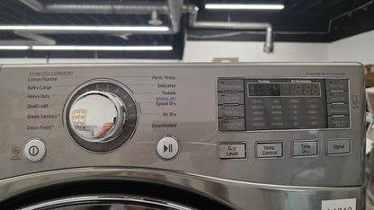 LG 27" Front Load Washer/Dryer Set- washer WM3770HVA /01 dryer DLEX3570V