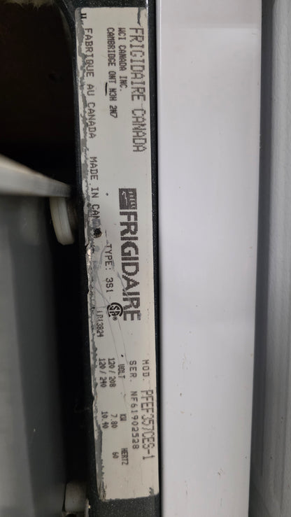 Frigidaire 30" White Coil Top Range-PFEF357CES 1