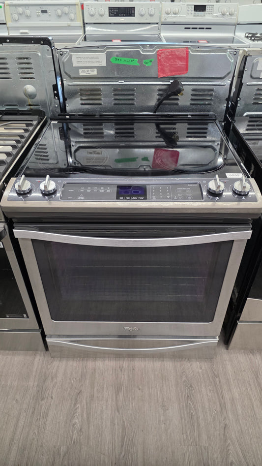 Whirlpool 30" Glass Top Range -YWEE730HODS0