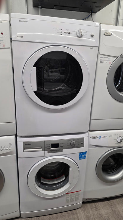 Bloomberg 24" Front Load Washer and Dryer Set- washer  WM 77120 NBL01 - dryer DV 17542