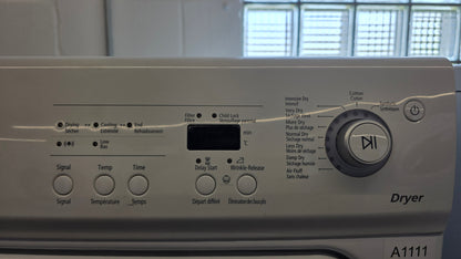 Samsung 24" Front Load Washer/Dryer Set- washer WFJ1254/XAC  dryer DV665JW/XAC