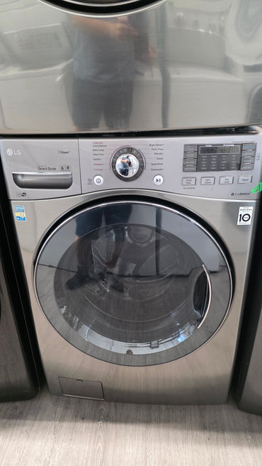 LG 27" Front Load Washer/Dryer Set- washer WM3770HVA /01 dryer DLEX3570V