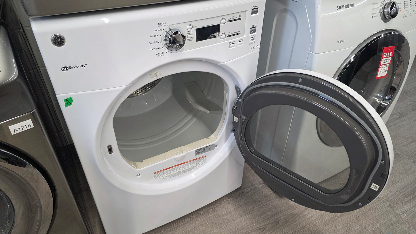 GE 27" Front Load Dryer-GFMN11OED1WW