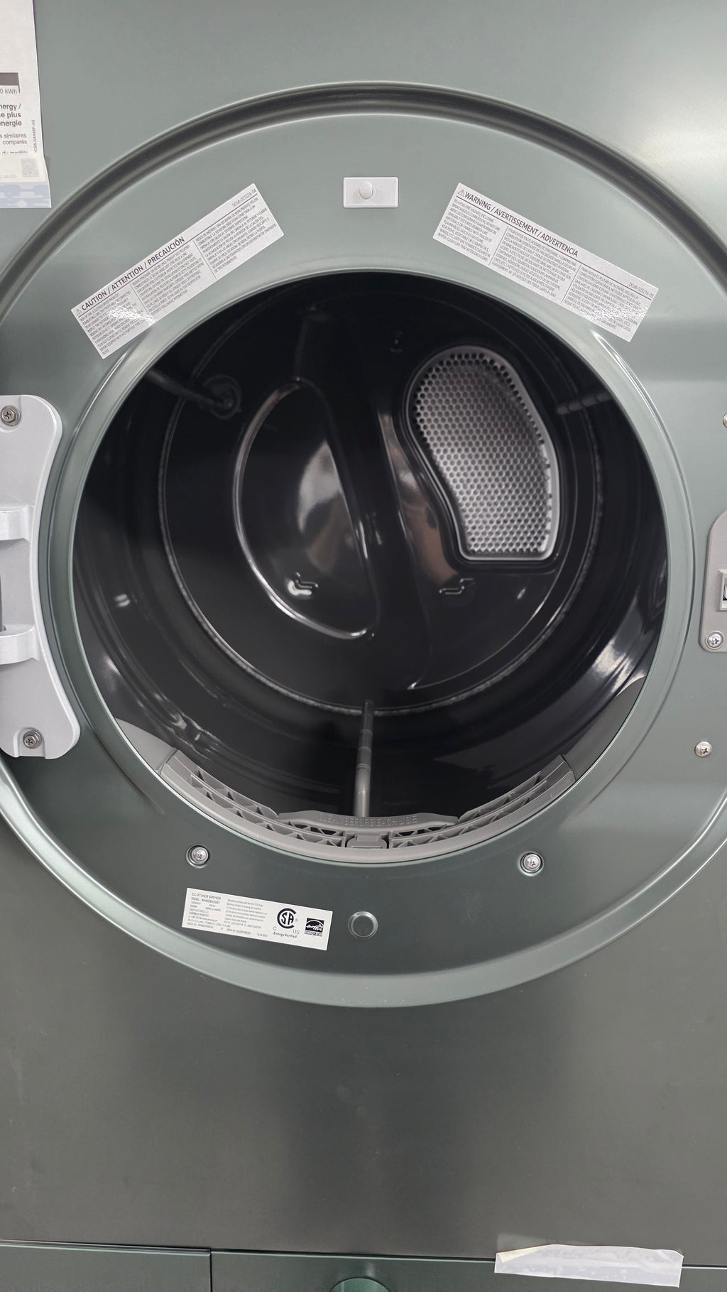Open Box Samsung 27" Front Load Washer and Dryer Combo - washer WH46DBH550E dryer WH46DBH55OEF