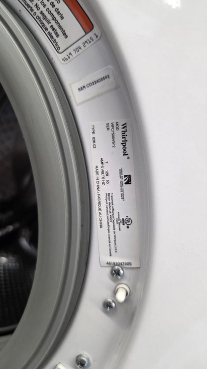 Whirlpool 24" Front Load Washer WFC7500VW