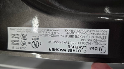 Open Box Midea 25" Top Load Washer MLTW47A5BGG