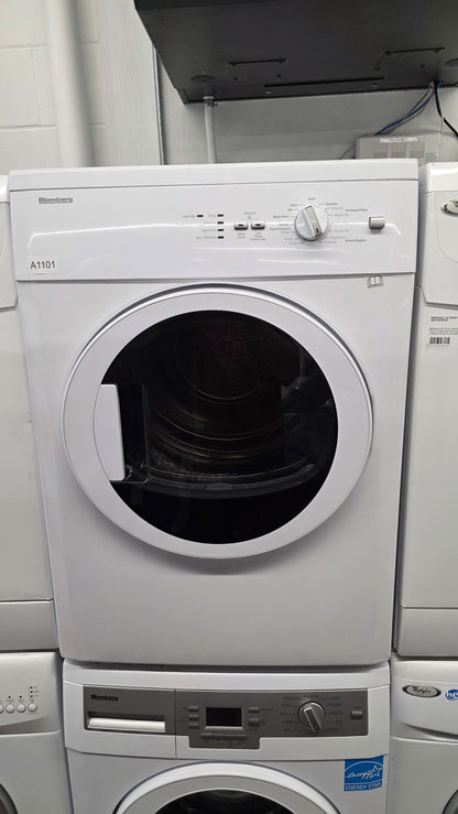 Bloomberg 24" Front Load Washer and Dryer Set- washer  WM 77120 NBL01 - dryer DV 17542