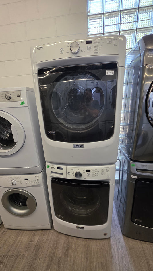 Maytag 27" Front Load Washer/Dryer Set - washer MHW3500FW1 dryer YMED3500FW0
