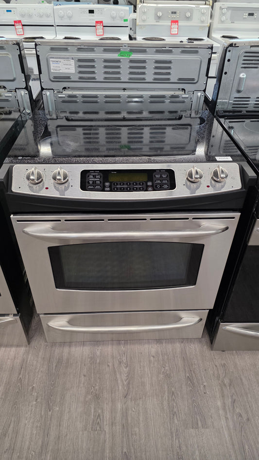 GE Profile 30" Glass Top Range- JS968JKSS