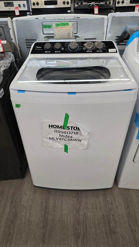 Open Box Midea 27" Top Load Washer MLV47C3AWW