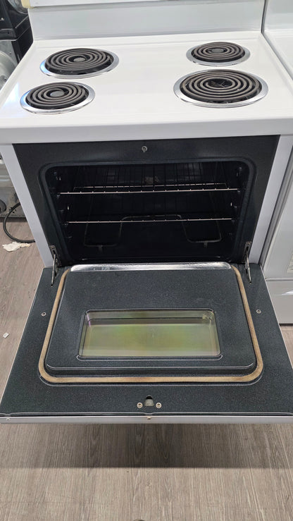 Frigidaire 30" White Coil Top Range-PFEF357CES 1
