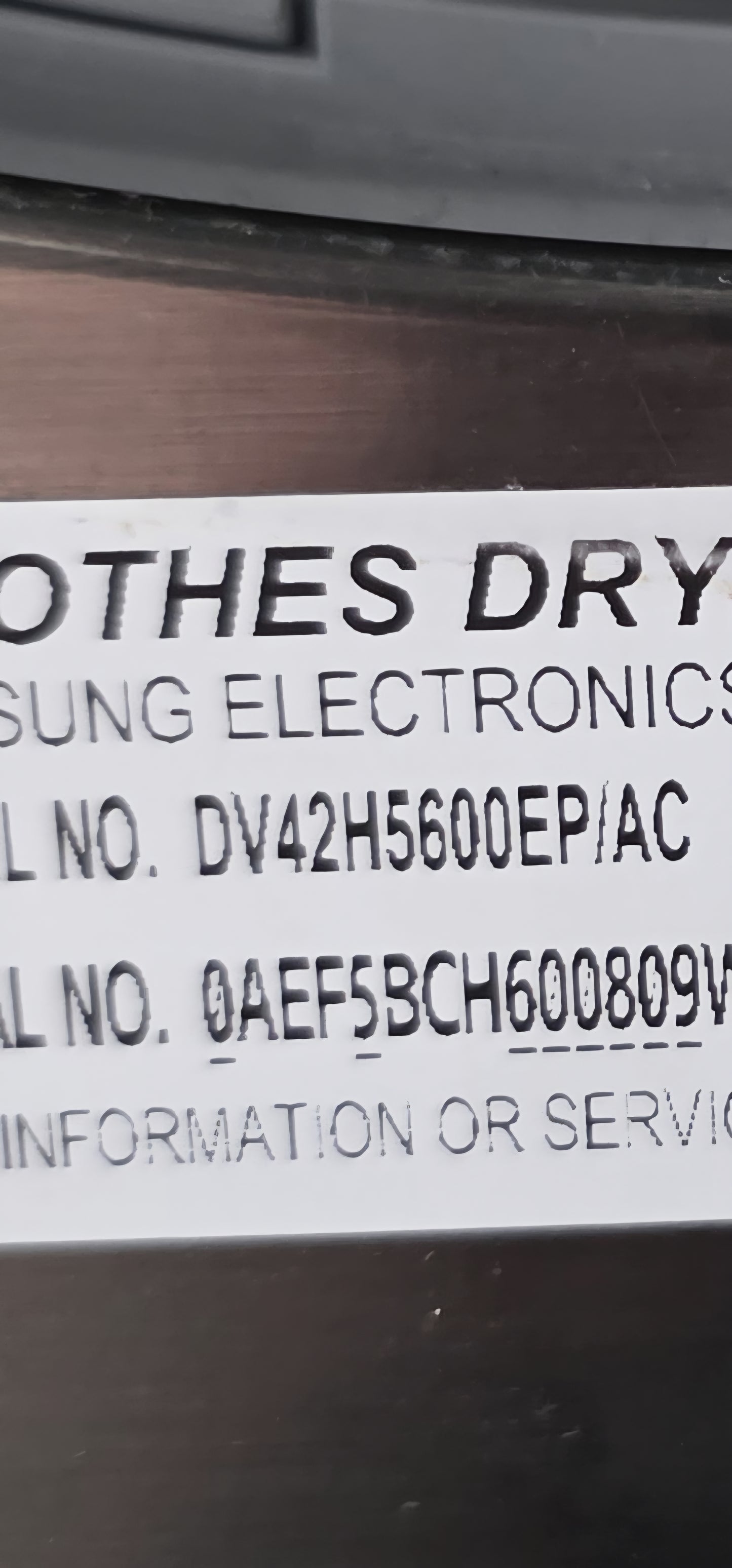 Samsung 27" Front Load Washer and Dryer Set
