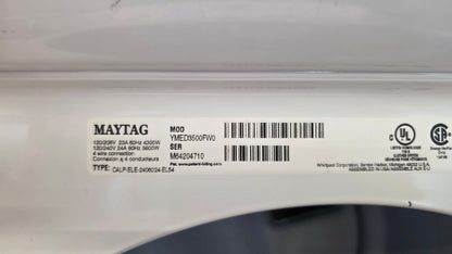 Maytag 27" Front Load Washer/Dryer Set - washer MHW3500FW1 dryer YMED3500FW0