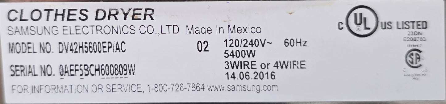 Samsung 27" Front Load Washer and Dryer Set