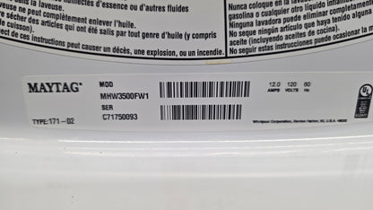 Maytag 27" Front Load Washer/Dryer Set - washer MHW3500FW1 dryer YMED3500FW0