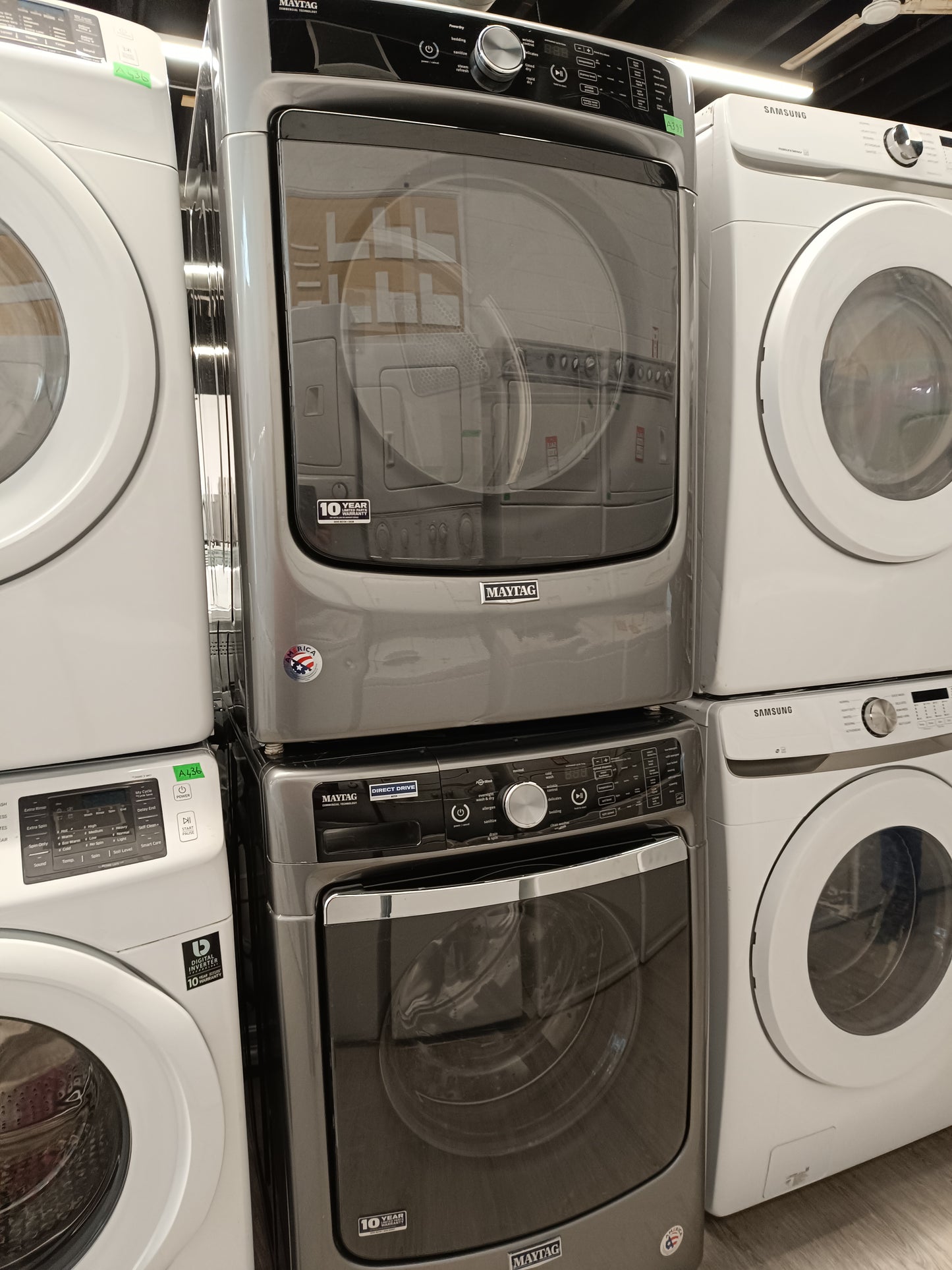 Maytag 27" Front Load Washer and Electric Dryer Set